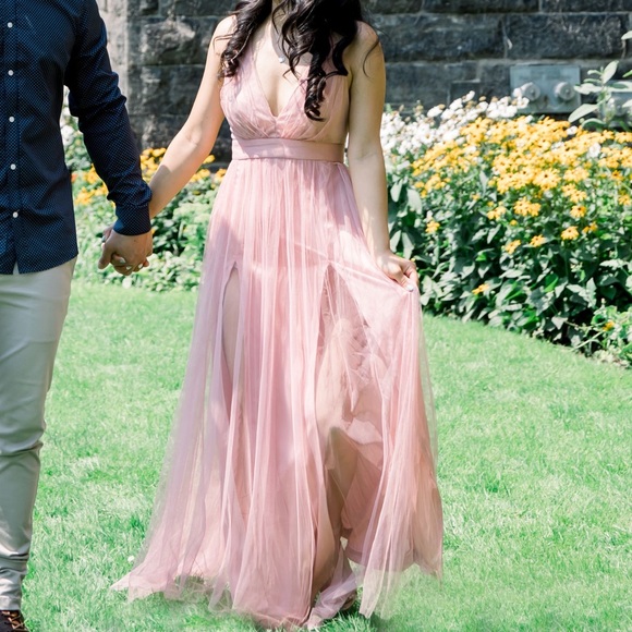 Windsor dusty pink dress in small - Picture 6 of 6